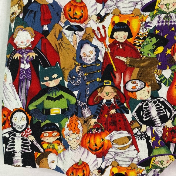 Vintage Handmade Halloween Graphic Print Vest Med - Picture 4 of 6